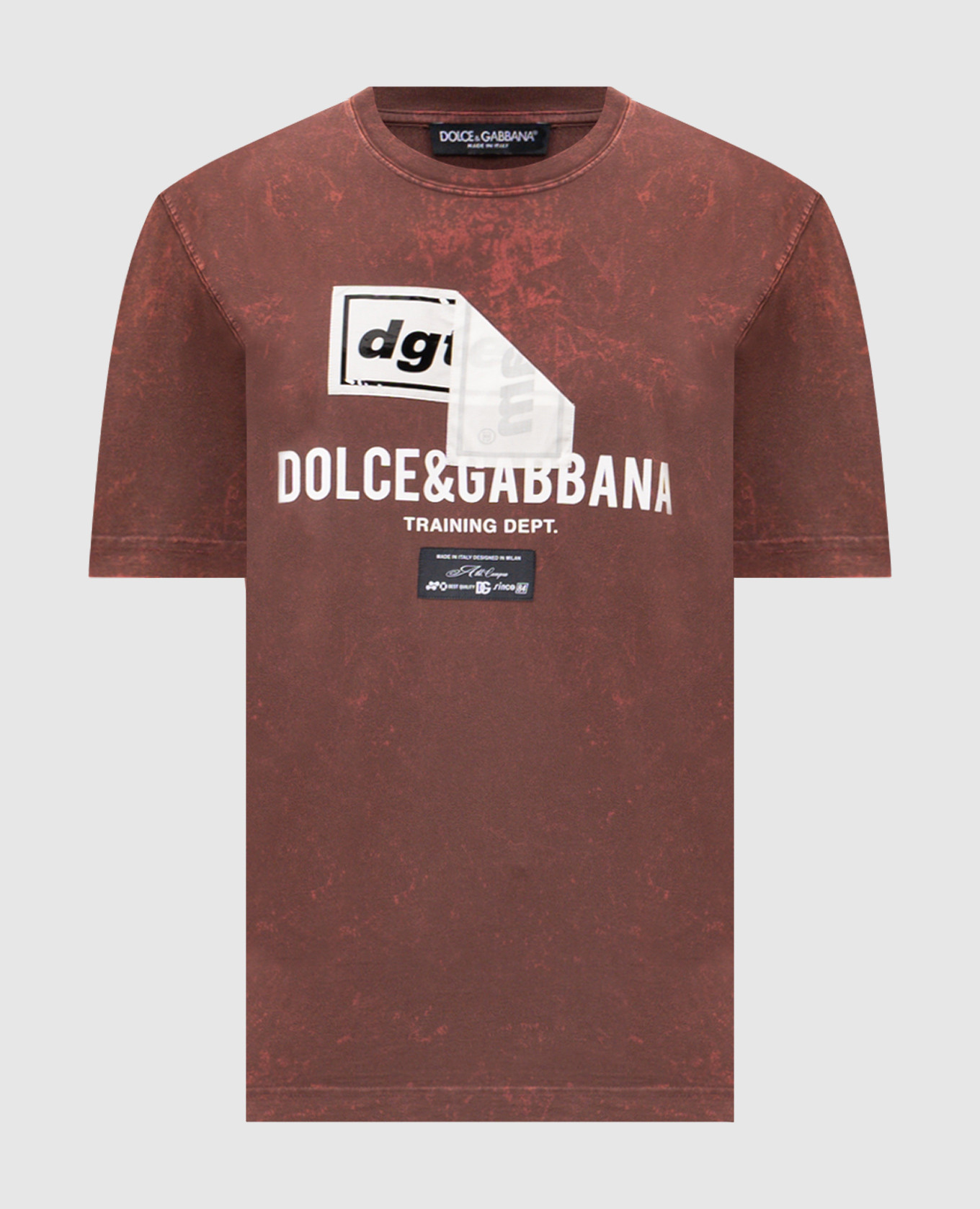 

Brown T-shirt with logo print Dolce&Gabbana