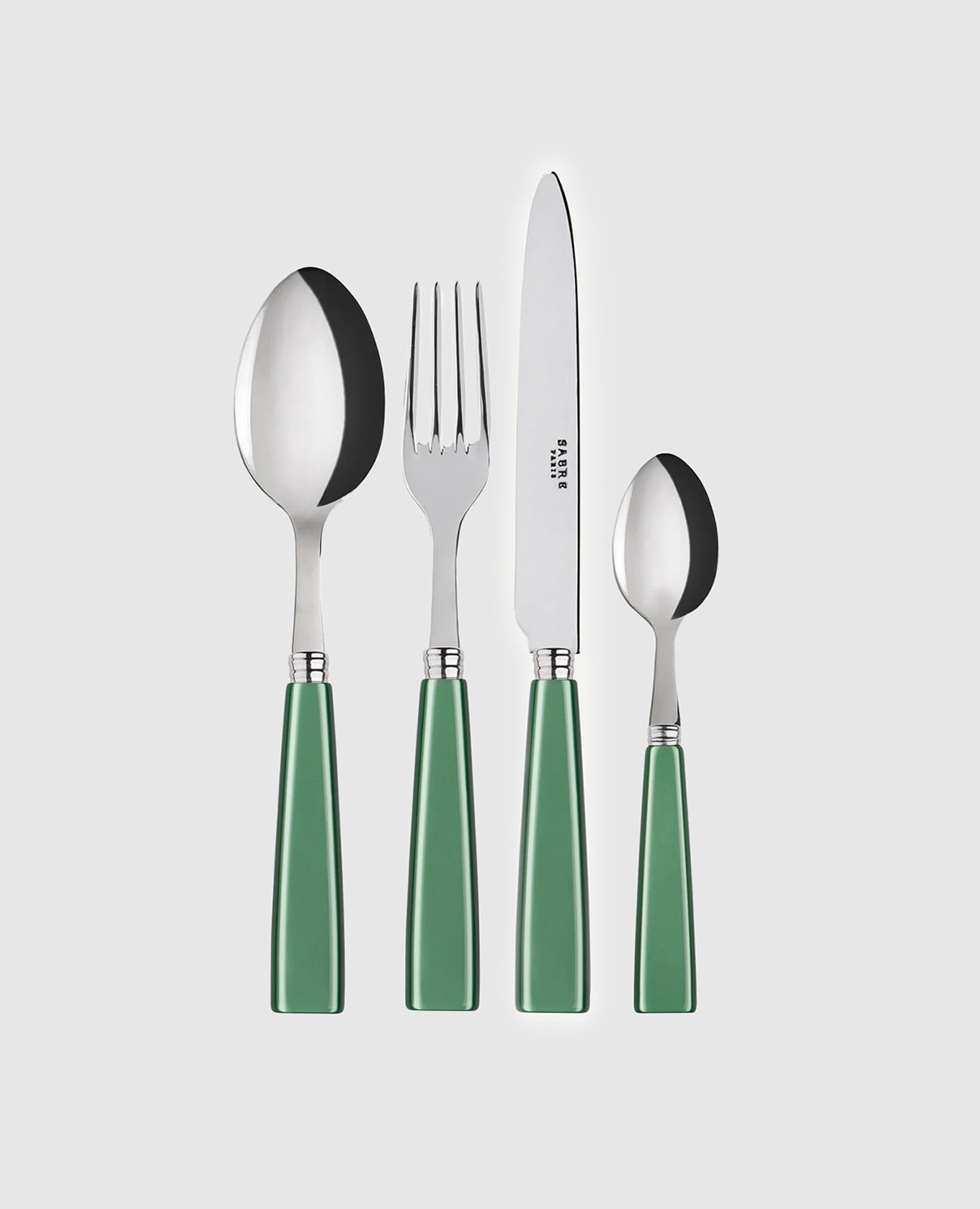 

Icône green cutlery set Sabre Paris