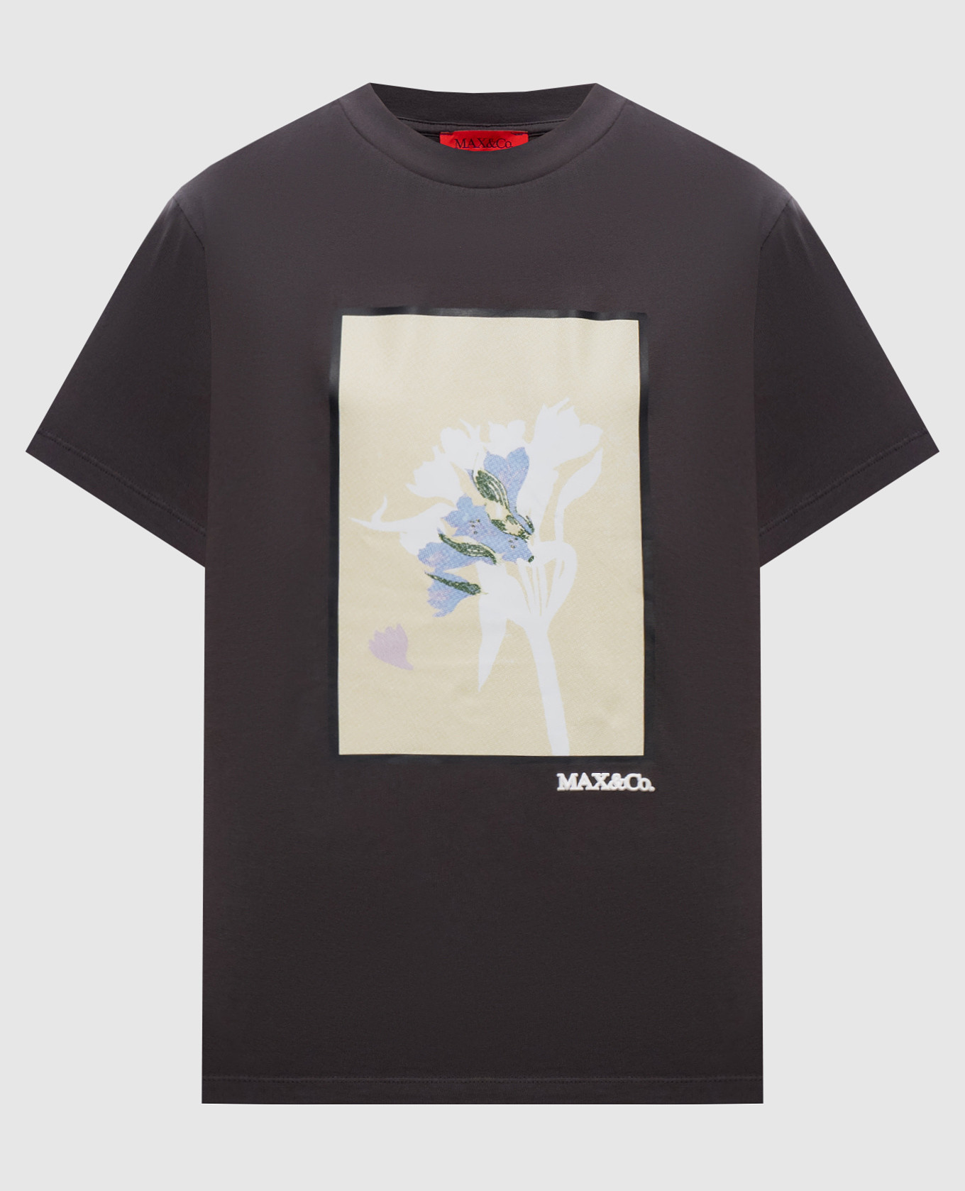 Gnuno grey T-shirt with textured logo