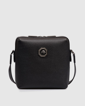 Stefano Ricci Black leather bag with eagle head emblem ND155TUVDVH