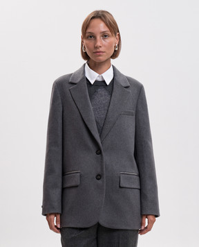 Peserico Gray jacket with wool A0124108846