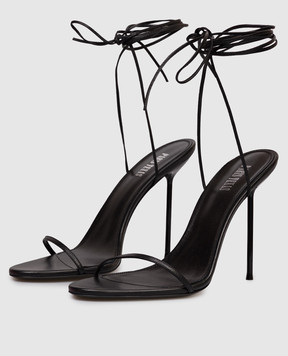 Paris Texas Lidia black leather sandals PX1936XNPP3