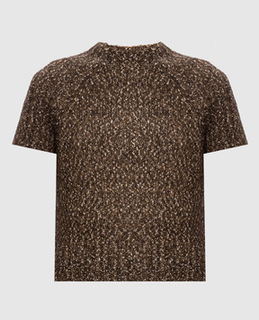3.1 Phillip Lim Brown top with wool F26170634MWB
