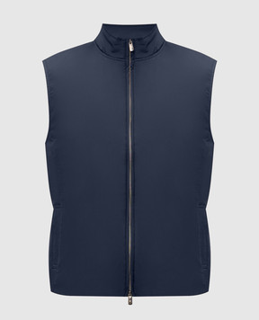 CAPOBIANCO Blue vest 20M145NY00