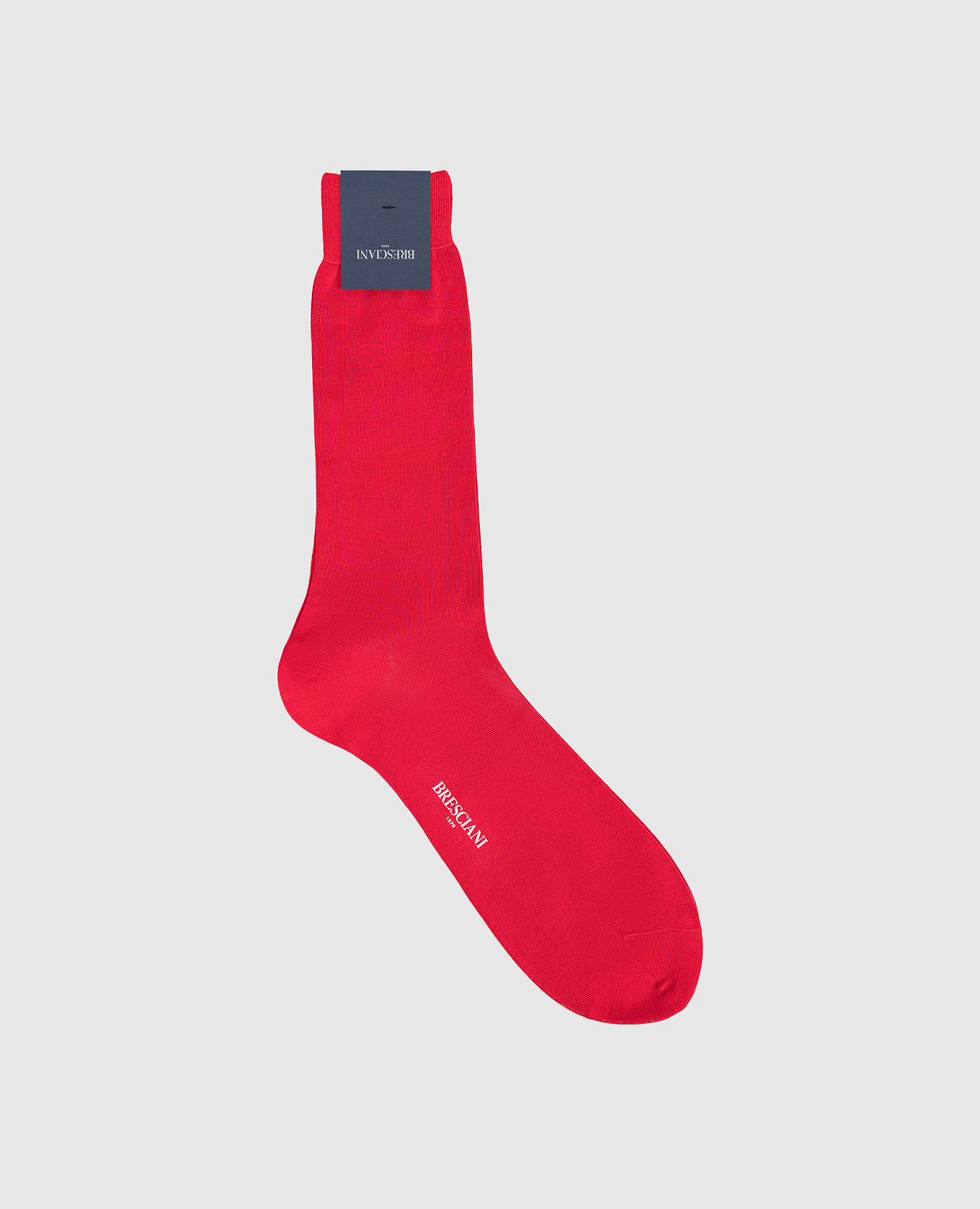 Red socks with silk