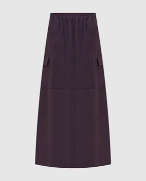 Twinset Purple maxi skirt 261TE2072