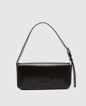 Alexander Wang Burgundy leather bag with textured logo 20426K55L