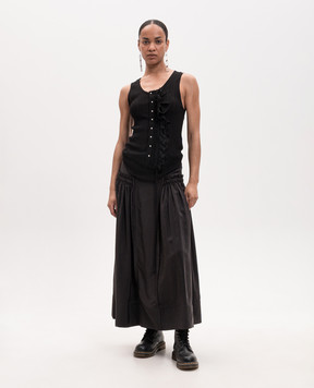 Ann Demeulemeester Black top Rase Serafino B0013947FA736
