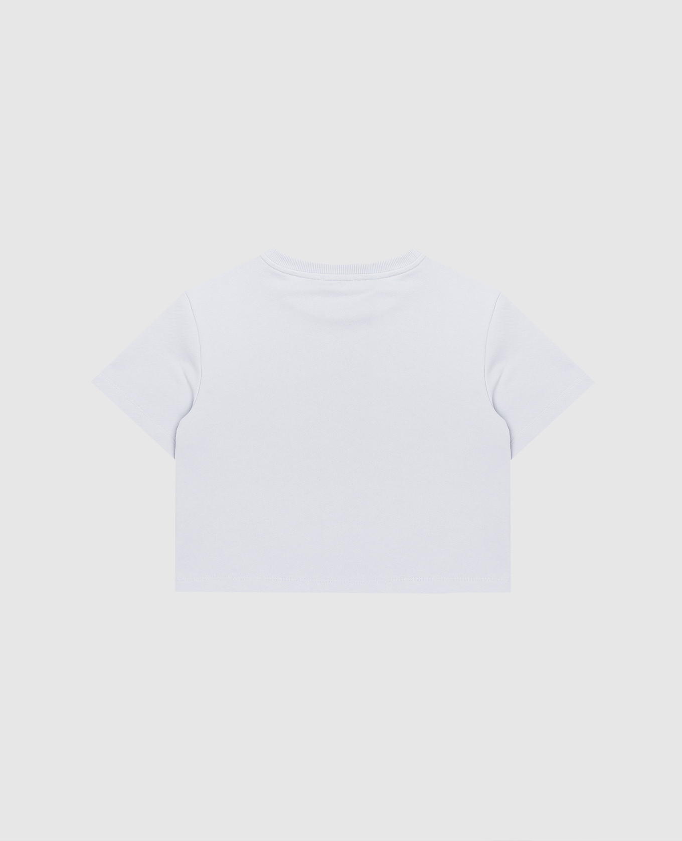Children's blue T-shirt with logo Balmain 2