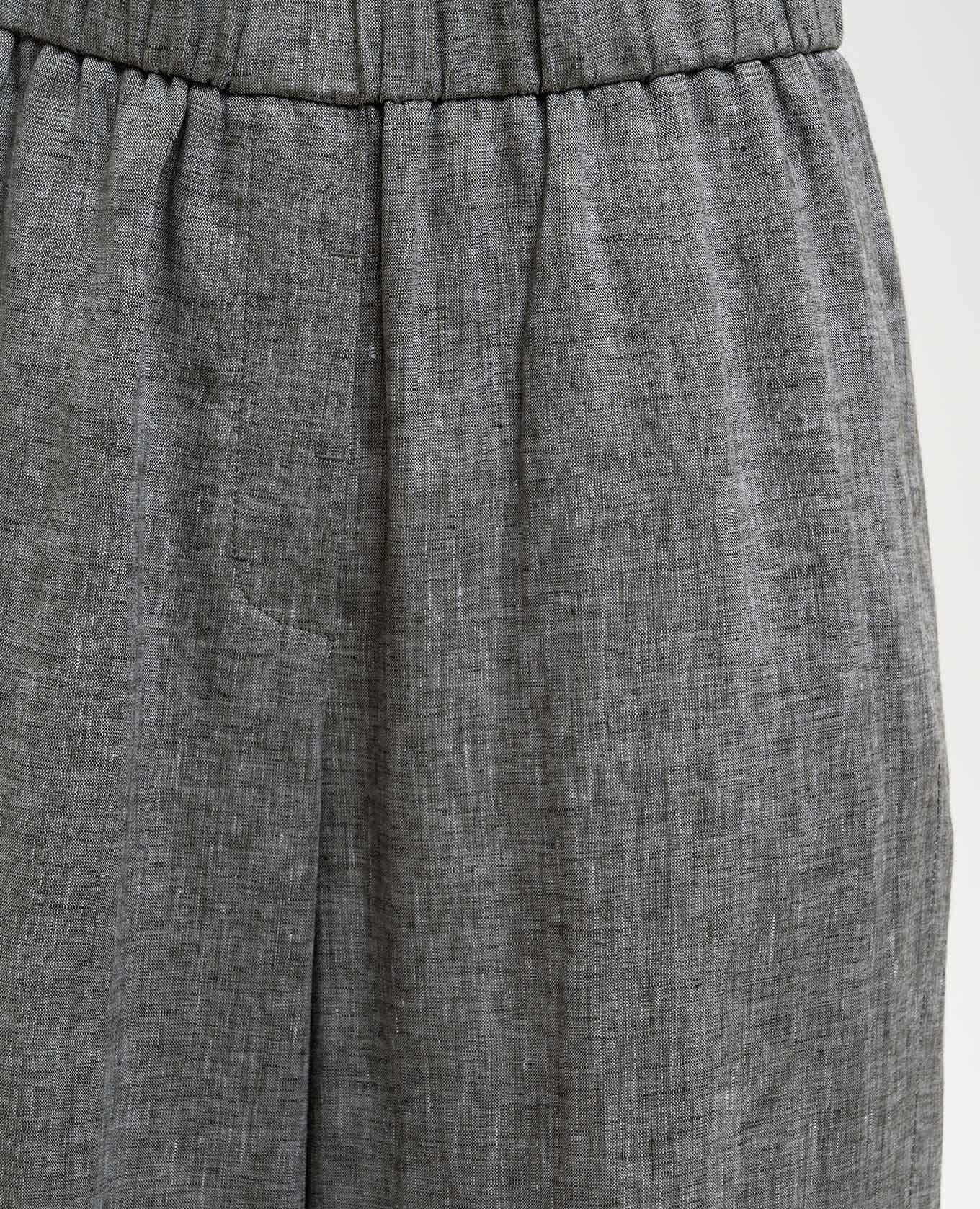 Gray linen palazzo Peserico 5