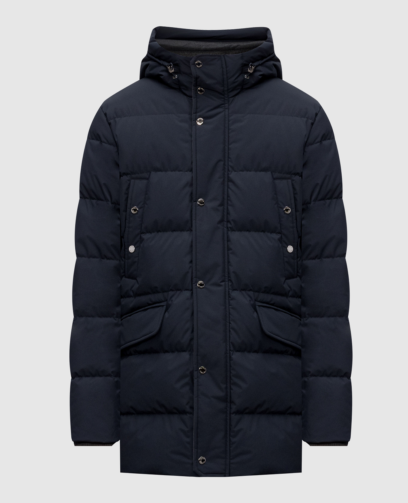 Blue down jacket GRIMANI