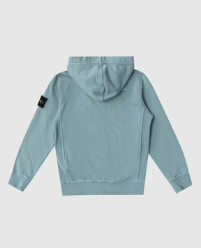 Stone Island Children's blue sports jacket with logo L1S166100004S004068