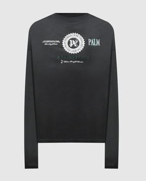 Palm Angels Gray Dollar Longsleeve PMAB05CF25JER001