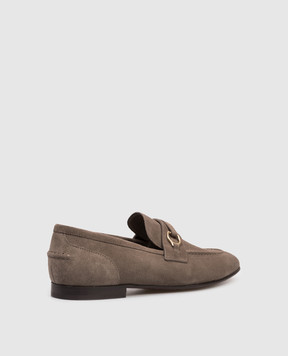 Brunello Cucinelli Brown suede loafers MZSFC3258