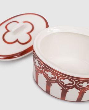 Geminiano Cozzi 1765 White porcelain sugar bowl Venezia with lid JQCGP319073