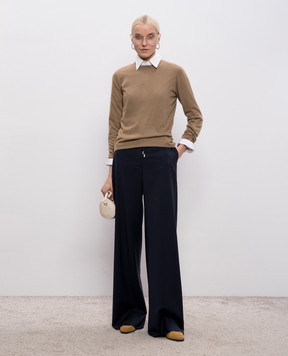 Max Mara Brown PITTURA cashmere jumper MXMPITTURA