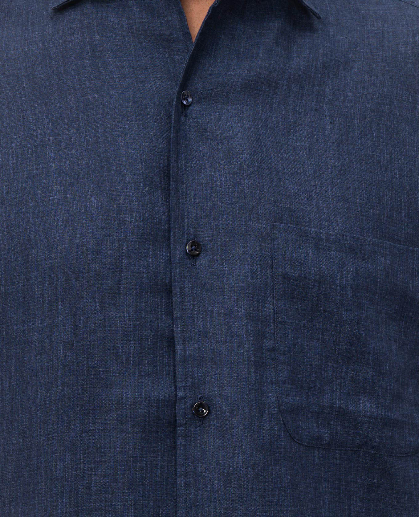 Blue linen shirt Castangia dal 1850 5