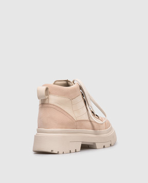 MooRER Beige Marlia boots MARLIAONK