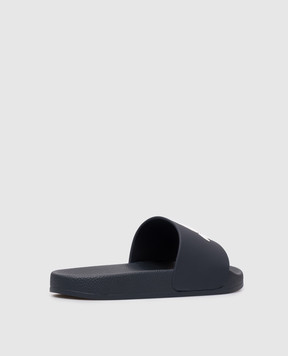 Vilebrequin Blue Tortue Sliders CDCC5700
