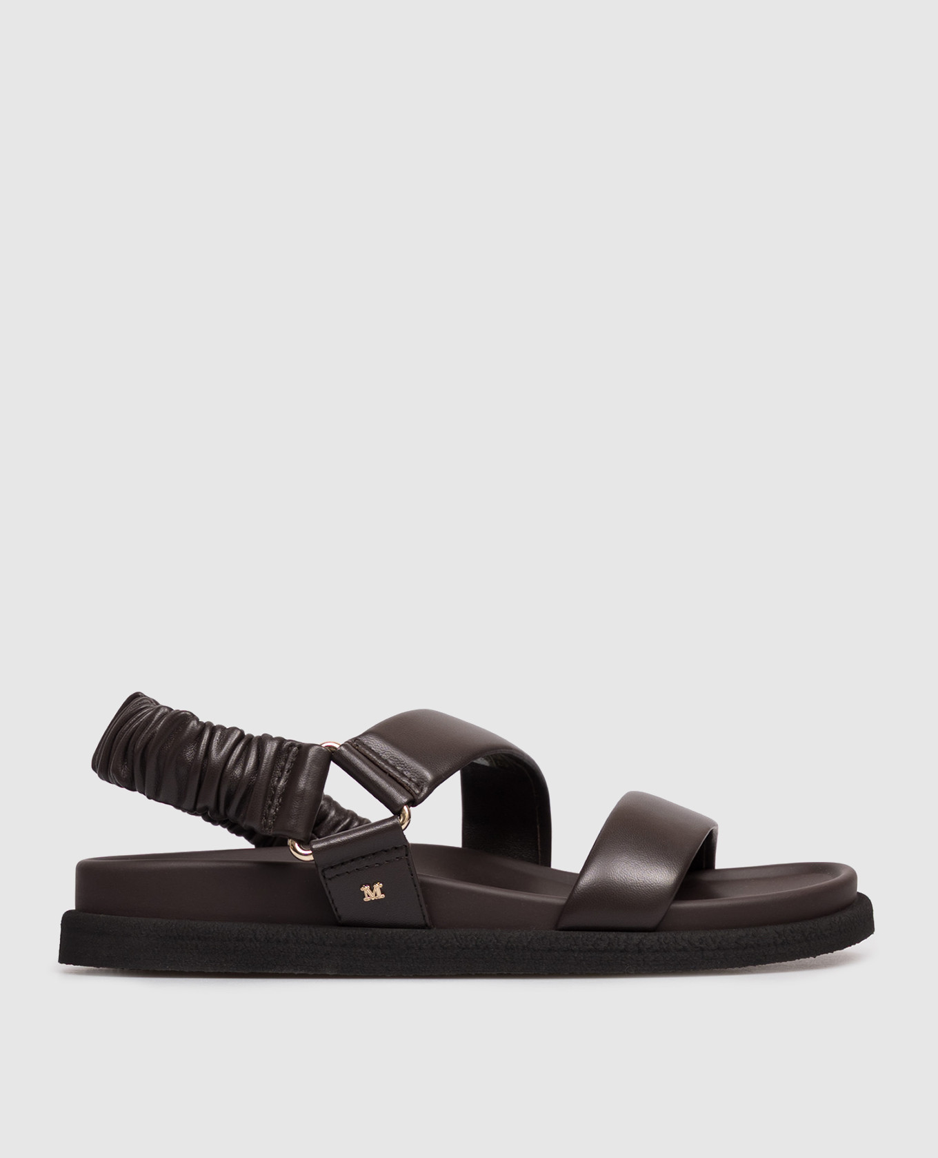 

Brown leather sandals MXAMACRO Max Mara