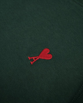 Ami Paris Children's green T-shirt with emblem KTS354726