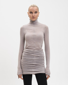 Marc Le Bihan Gray dress with wool 2856