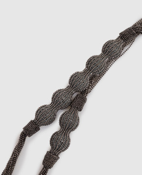 Peserico Gray necklace with spheres E35520C0CC819