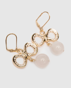 Twinset Gold bow earrings 261TA4431
