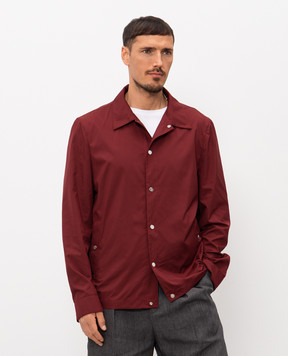 Brunello Cucinelli Burgundy windbreaker MV4086541