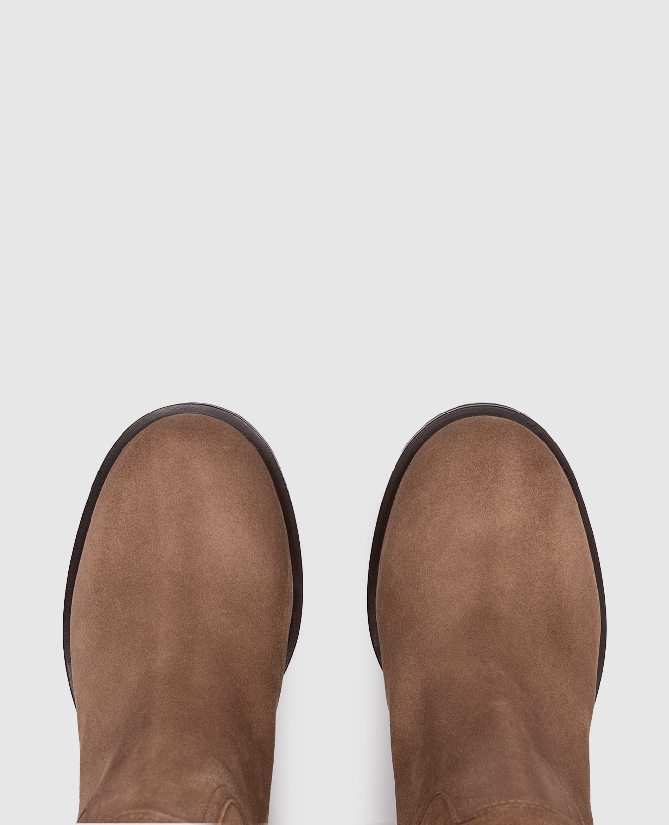 Brown suede ankle boots with monil chain Brunello Cucinelli 4