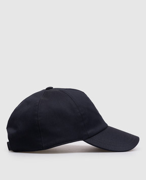 Peserico Blue cap with embroidered emblem R76057C0RCC762