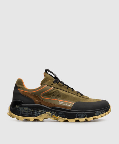 Devin khaki combination sneakers