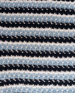 MC2 SAINT BARTH Children's blue striped skirt Delma DLM000103773L