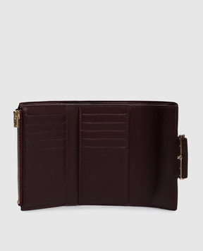 Tom Ford Burgundy crocodile-embossed leather wallet AUBE S0532LCL607P