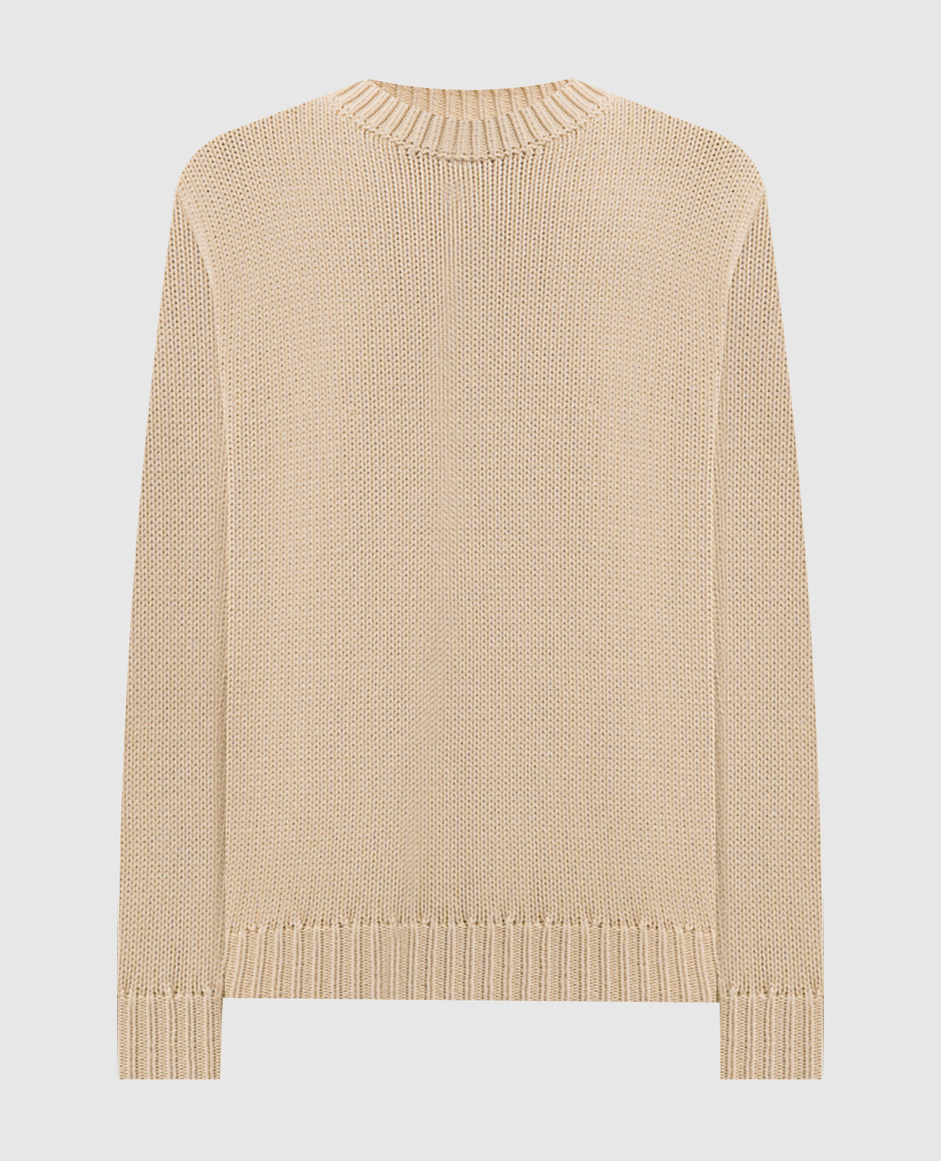 Yellow cotton sweater