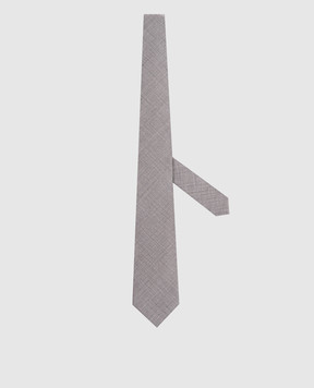 Brunello Cucinelli Gray wool tie M032P0018