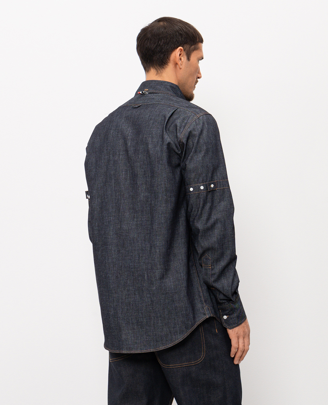 

Blue denim shirt Thom Browne