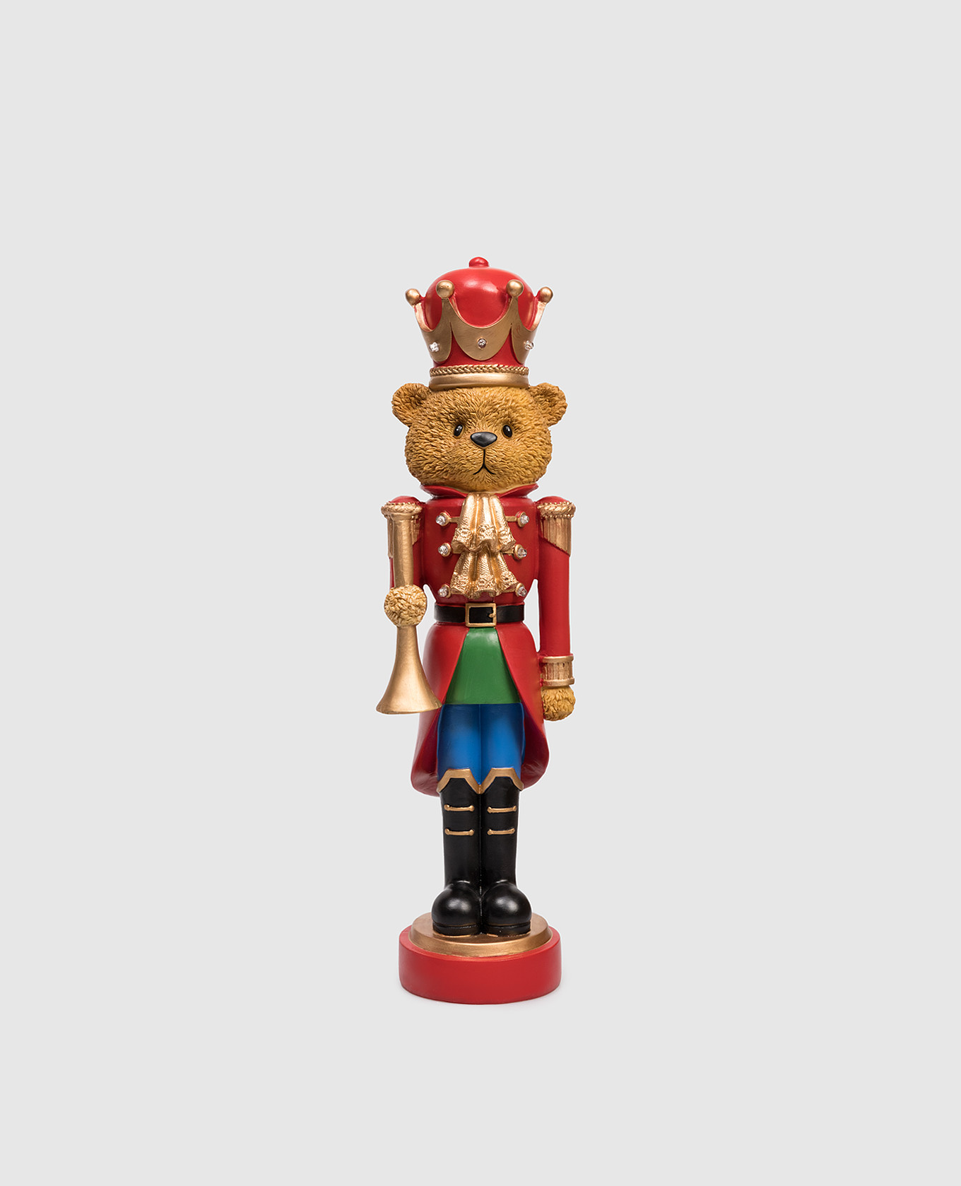 

Christmas LED Bear Soldier Figurine EDG, Red