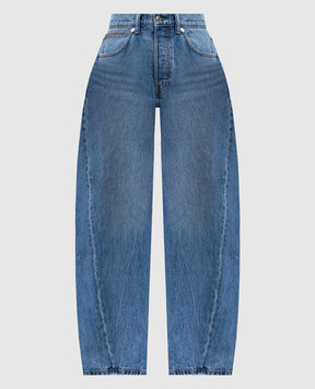 Alexander Wang Blue banana jeans with logo 4DC1264111