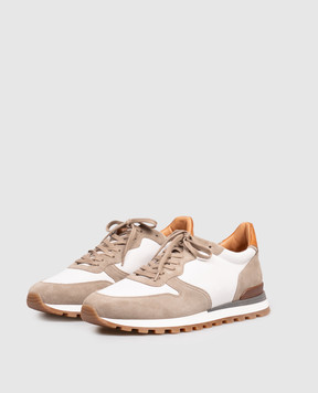 Pini Parma Nubuck sneakers with patch TAUBCORUNN