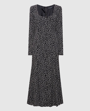 Dolce&Gabbana Black midi dress F632XTFSAGK