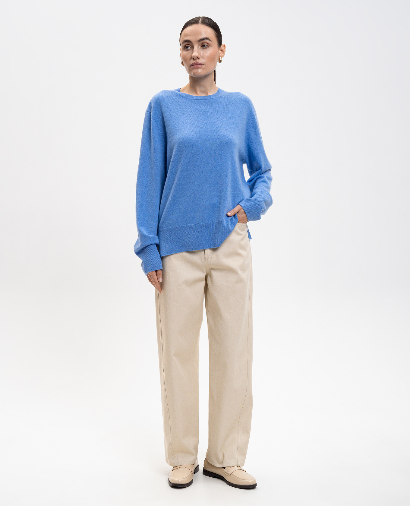 

Blue cashmere jumper Toteme, Light blue