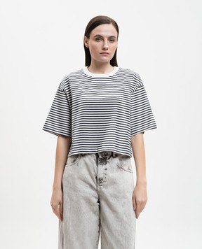 Solotre White striped T-shirt M1AB0056