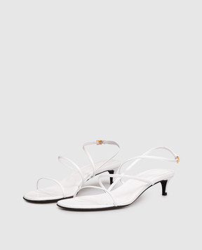 Khaite White Leather Loop Kitten F3076920