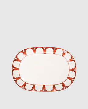 Geminiano Cozzi 1765 White porcelain oval dish Venezia LGCFL20459074
