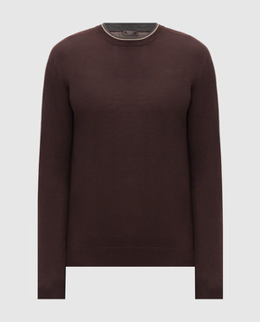 Peserico Burgundy cashmere jumper R59605F18P9770