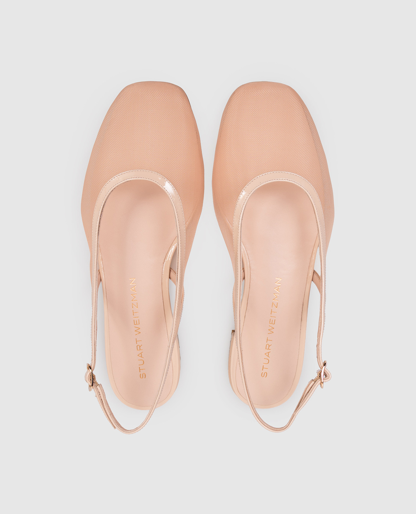 

Bareitall beige slingbacks Stuart Weitzman
