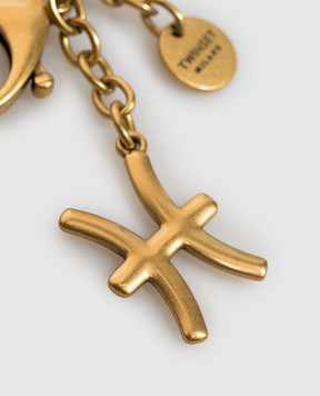Twinset Pisces gold keychain 999TL8020