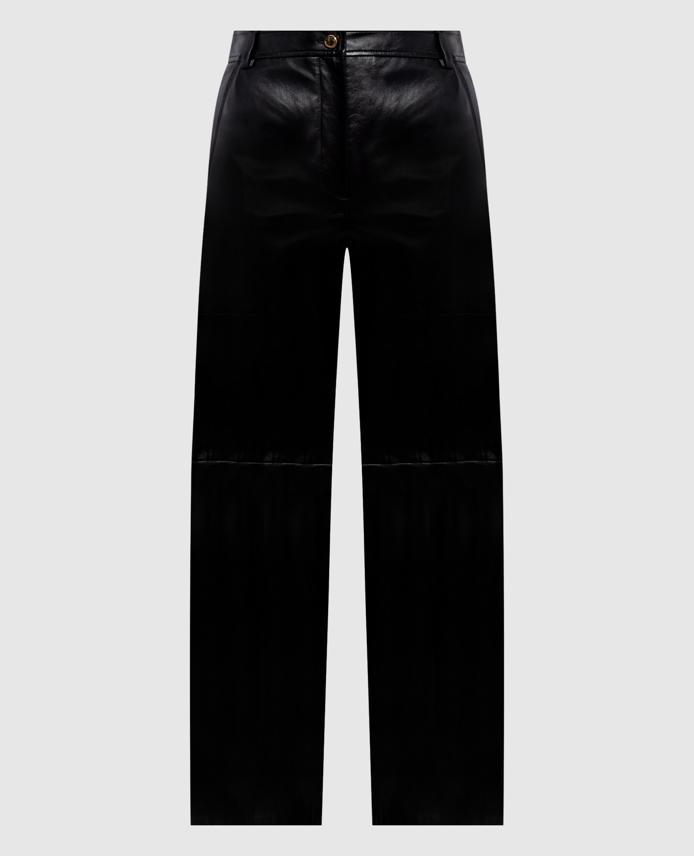Black leather pants LEGNO
