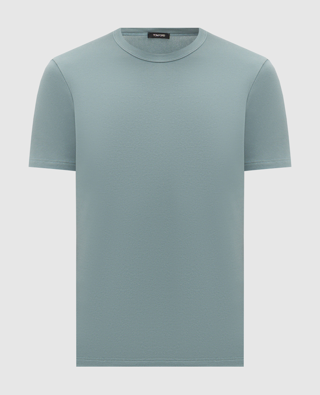 

Green T-shirt with logo patch Tom Ford
